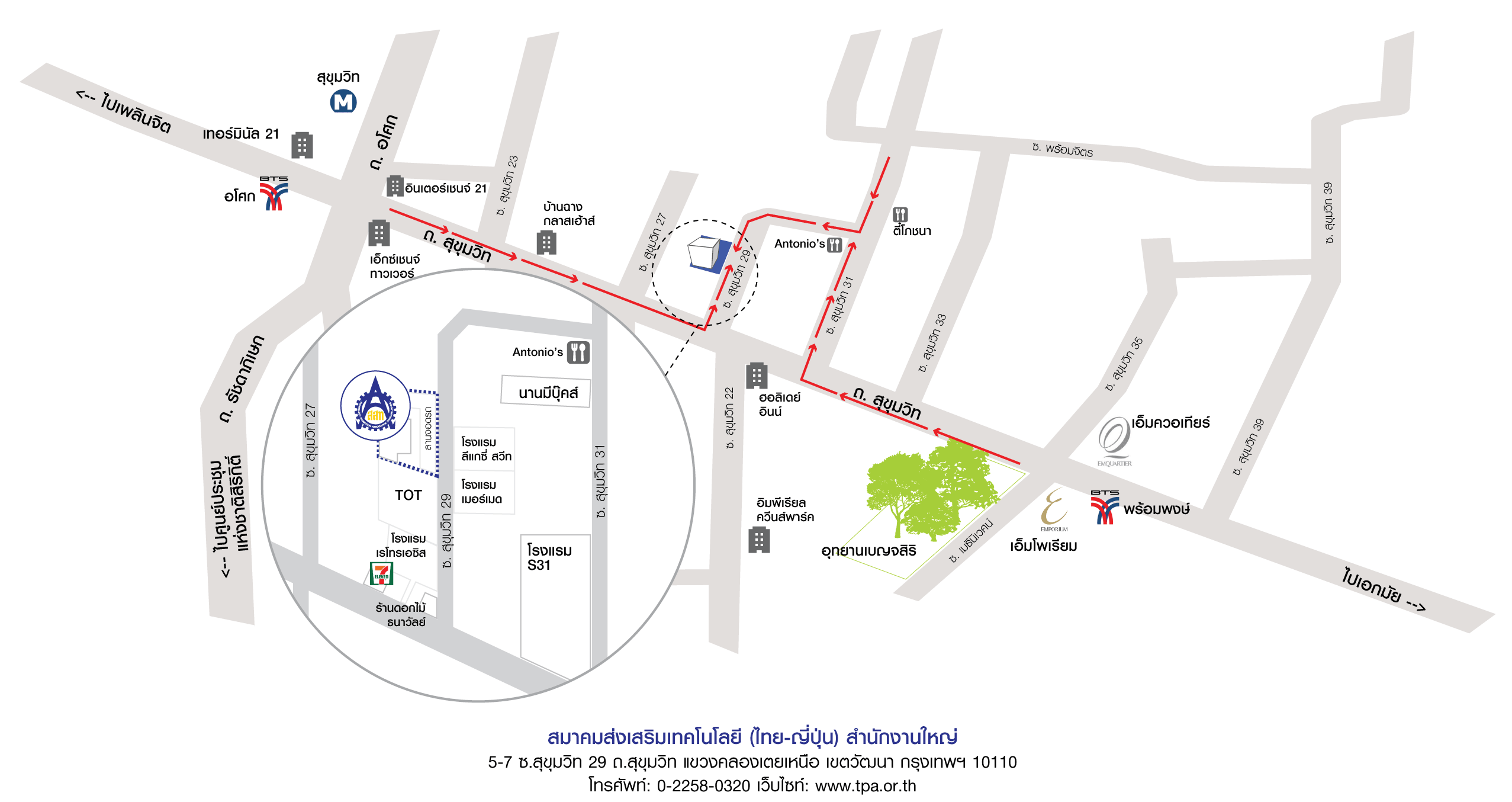 TPA map - sukhumvit
