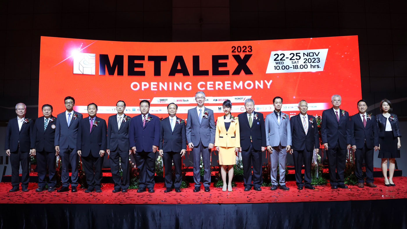 ส.ส.ท. ร่วมเปิดงาน METALEX 2023 มหกรรมเครื่องจักรกลและเทคโนโลยีโลหการ ครั้งที่ 37