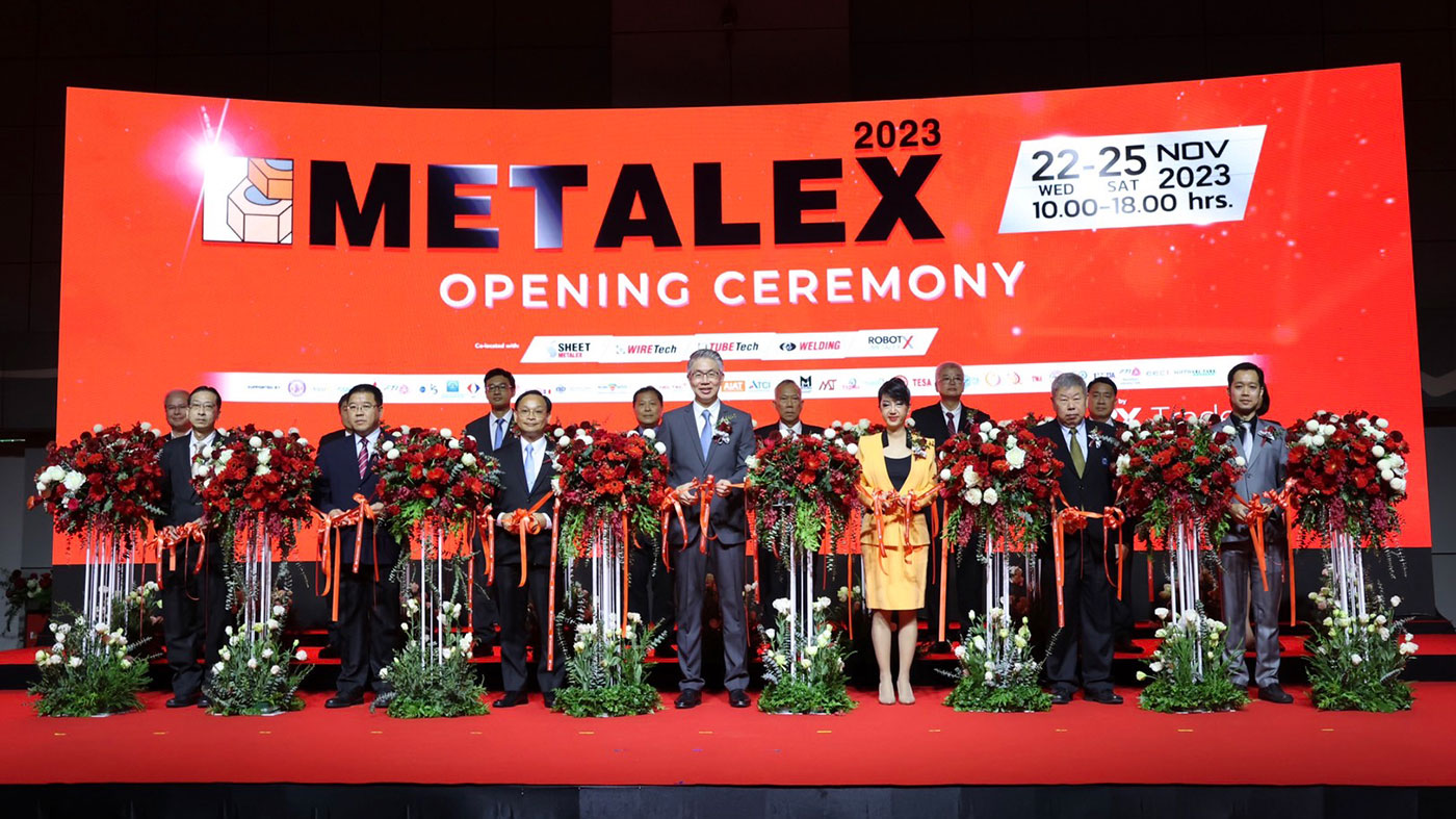 ส.ส.ท. ร่วมเปิดงาน METALEX 2023 มหกรรมเครื่องจักรกลและเทคโนโลยีโลหการ ครั้งที่ 37