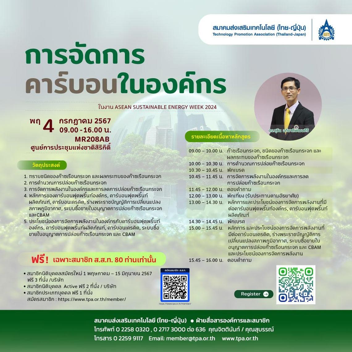 การจัดการคาร์บอนในองค์กร (Decarbonization)