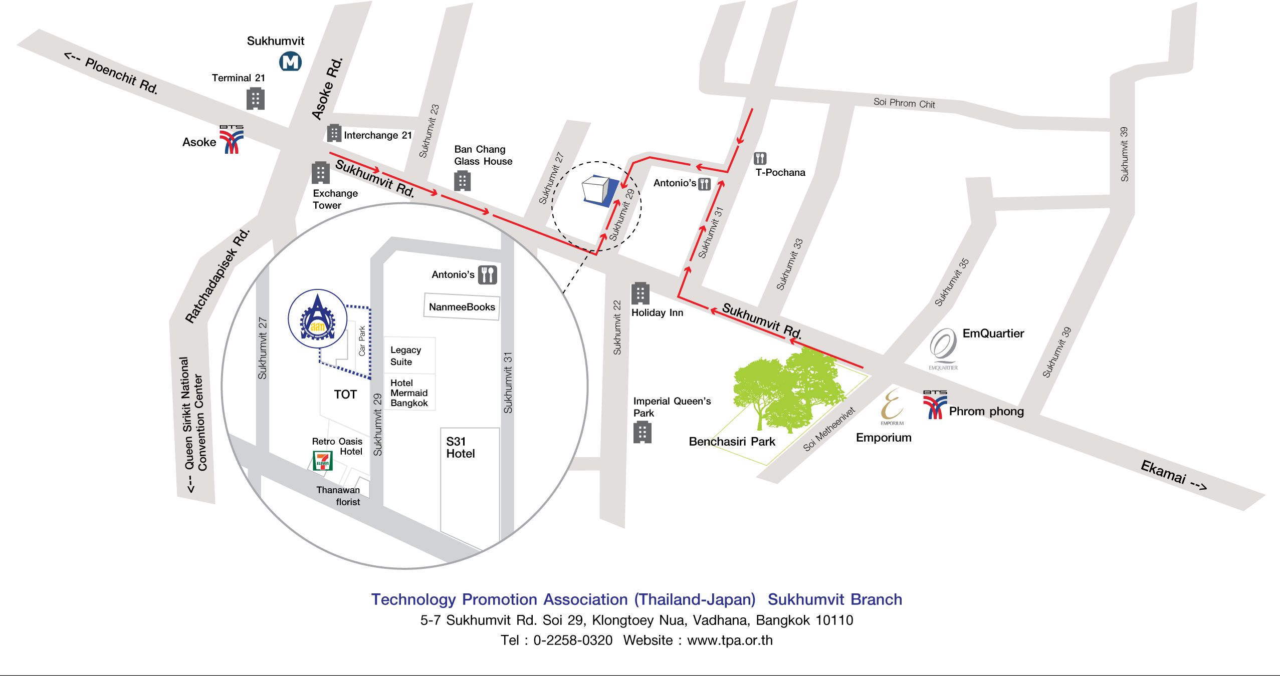 TPA map - sukhumvit