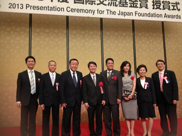 TPAが第41回目2013年度、TPAの40年間に渡る日本語・日本文化の普及・振興や在留邦人に対する国際交流基金賞より授与