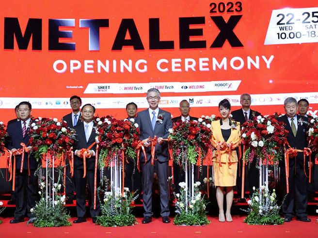 ส.ส.ท. ร่วมเปิดงาน METALEX 2023 มหกรรมเครื่องจักรกลและเทคโนโลยีโลหการ ครั้งที่ 37