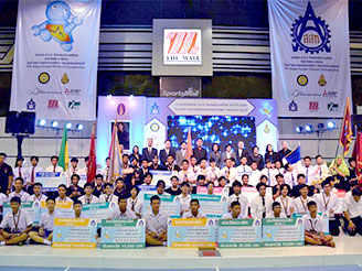 สมาคมส่งเสริมเทคโนโลยี (ไทย-ญี่ปุ่น) จัดการแข่งขัน หุ่นยนต์ ส.ส.ท. ชิงแชมป์ประเทศไทย ประจำปี 2560 ชิงถ้วยพระราชทานสมเด็จพระเทพรัตนราชสุดาฯ สยามบรมราชกุมารี ณ MCC Hall เดอะมอลล์ งามวงศ์วาน